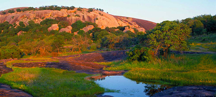 Enchanted Rock State National Area offers great camping.