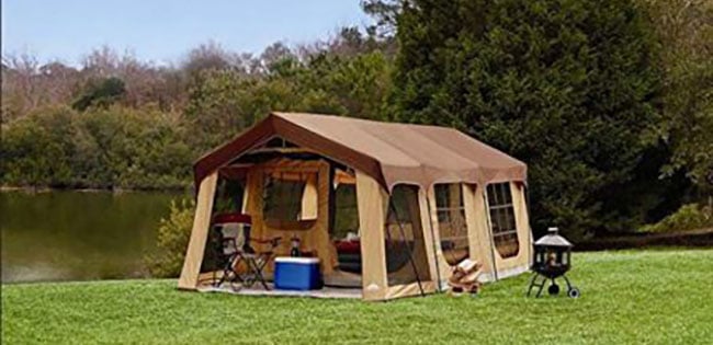Large glamping tent