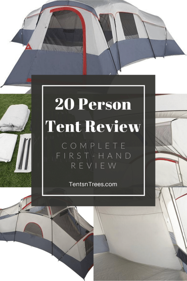 Ozark Trail 20 Person Camping Tent Review #TentsnTrees