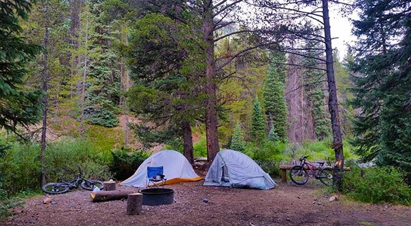 Oh Be Joyful Campground, Places to go camping in colorado