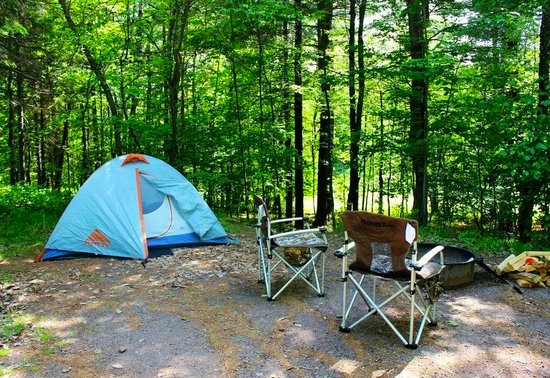 Best places to go camping in Wisconsing, Copper Falls campground