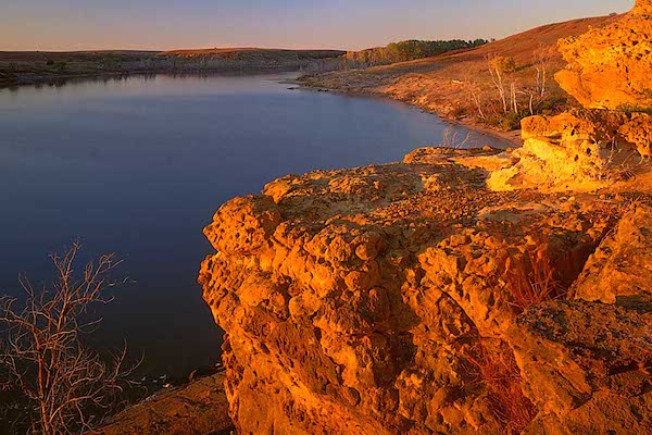 Best places to go camping in Kansas, Kanopolis State Park