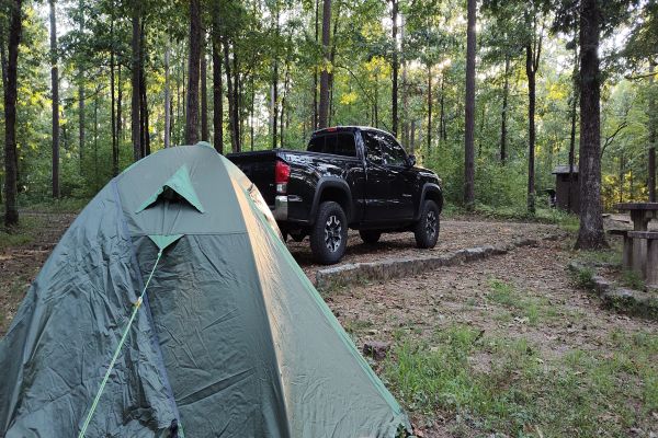 Ozark National Forest (Haw Creek Falls)-Camping in Arkansas