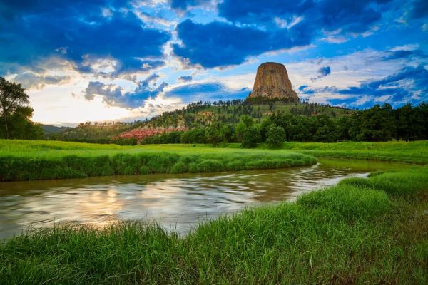 Devil's Tower National Monument - Belle Fourche River Camping in Wyoming