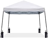 ABCCANOPY Stable Pop up Outdoor Canopy Tent 10 x 10 ft Base / 8 x 8 ft Top, White