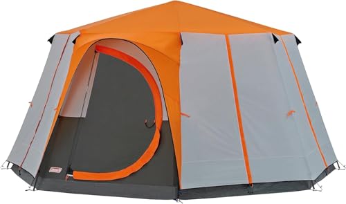 Large camping tents, Coleman Octagon 8 person tent