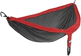 ENO Eagles Nest Outfitters - DoubleNest Hammock, Portable Hammock for Two, Red/Charcoal