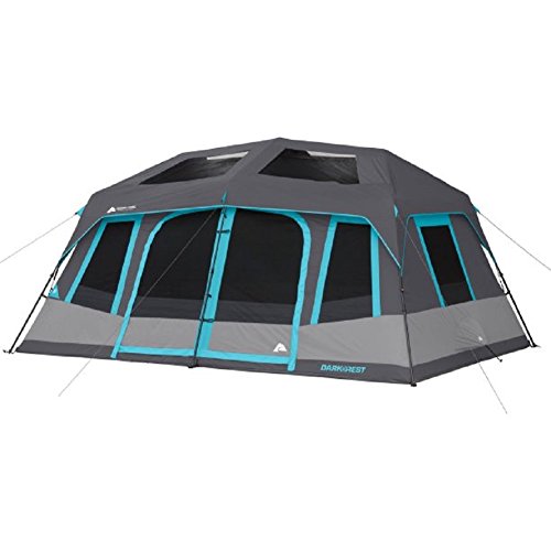 Large camping tent - Ozark Trail Dark Rest 10 Person Large Camping Tent