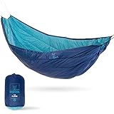 Wise Owl Outfitters Hammock Underquilt for Camping Hammock - Insulated Synthetic Underquilt for Single and Double Hammocks Blue