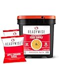 READYWISE - Prepper Pack Bucket, 52 Servings, Emergency, MRE Meal & Drink Supply, Premade, Freeze Dried Survival Food, Hiking, Adventure & Camping Essentials, Individually Packaged, 25 Year Shelf Life