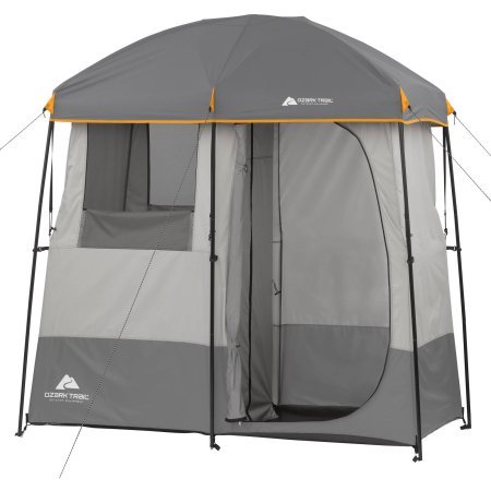 Ozark Trail 2-room camping shower tent.