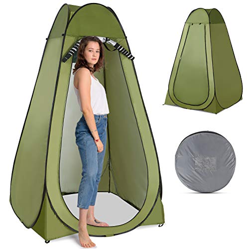 Lixada Outdoor 6FT Quick Set Up Privacy Tent Pop-up Tent