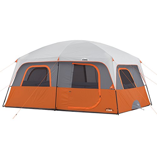 Core 10 Person Straight Wall Cabin Tent