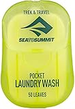 Sea To Summit Trek & Travel Pocket Laundry Wash (50 Leaves/ .5 Ounce), Green Tea