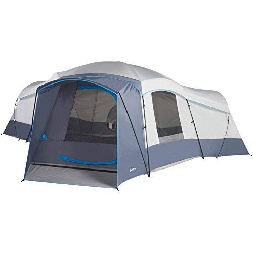 16-Person Weather Resistant Ozark Trail 23.5' x 18.5' Family Cabin Camping Tent