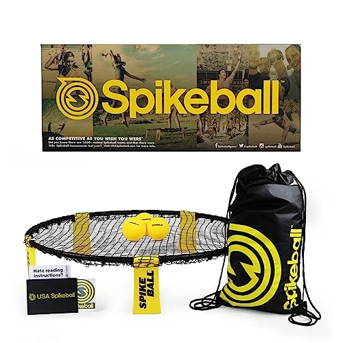 Spikeball 3 ball set makes a great camping game.