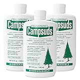 CONCENTRATED CAMPSUDS 8oz 3 Pack Outdoor Soap - Environmentally Conscious Camping Soap - Hiking & Camping Supplies - Camp Soap, Backpacking Soap, Travel Soap - Must Have Camp Wash Soap for Camping