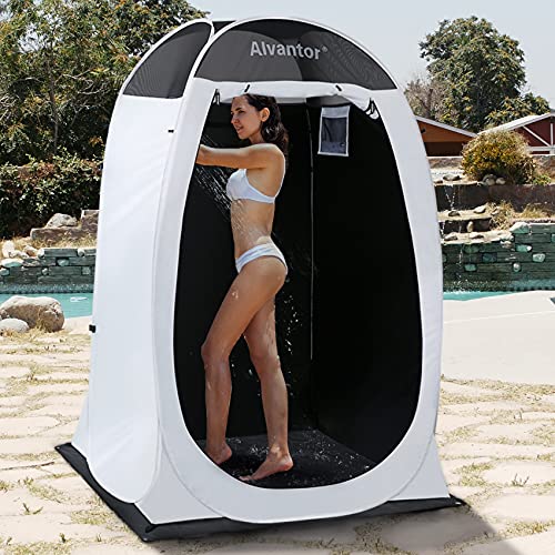 Alvantor Shower Tent Changing Room Outdoor Toilet Privacy Pop Up Camping Dressing Portable Shelte