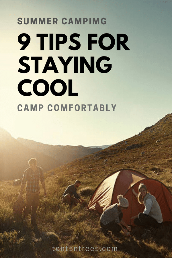 Tips for staying cool while camping