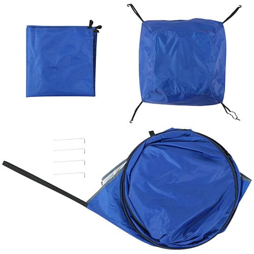 Wolfwise pop up privacy camping tent included items.