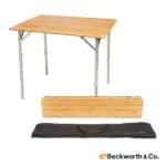 Beckworth & Co. Large Folding Bamboo Table