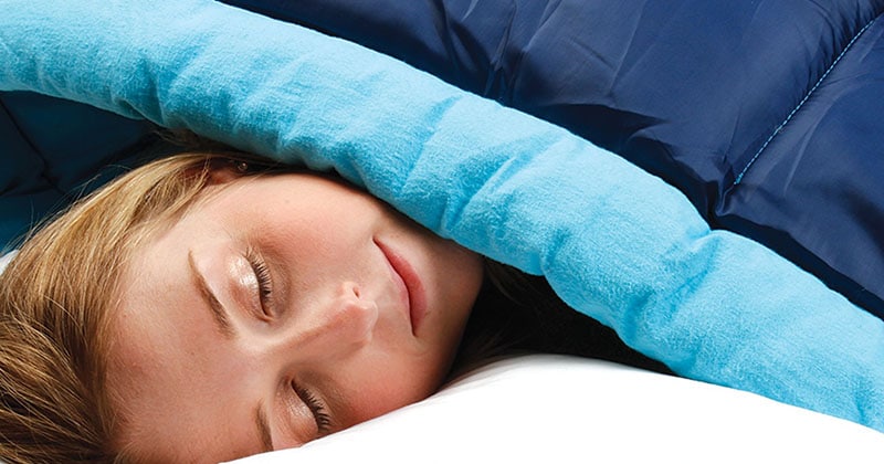 Coleman Youth 50 sleeping bag for camping.