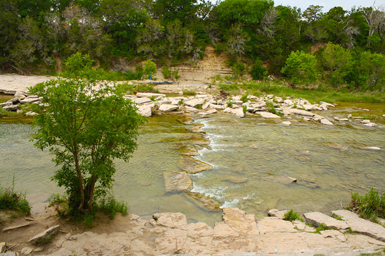 Dinosaur State Park camping in Texas.