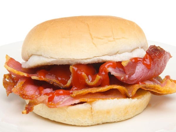 Sausage & Bacon Sandwich