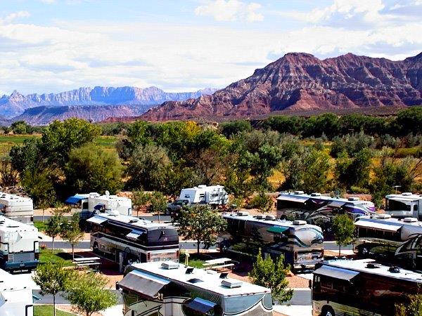 Zion River RV Resort camping in Utah