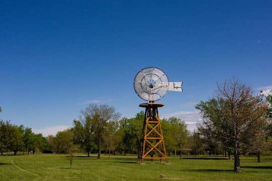 Windmill SRA Campground in the Sandhills of Nebraska